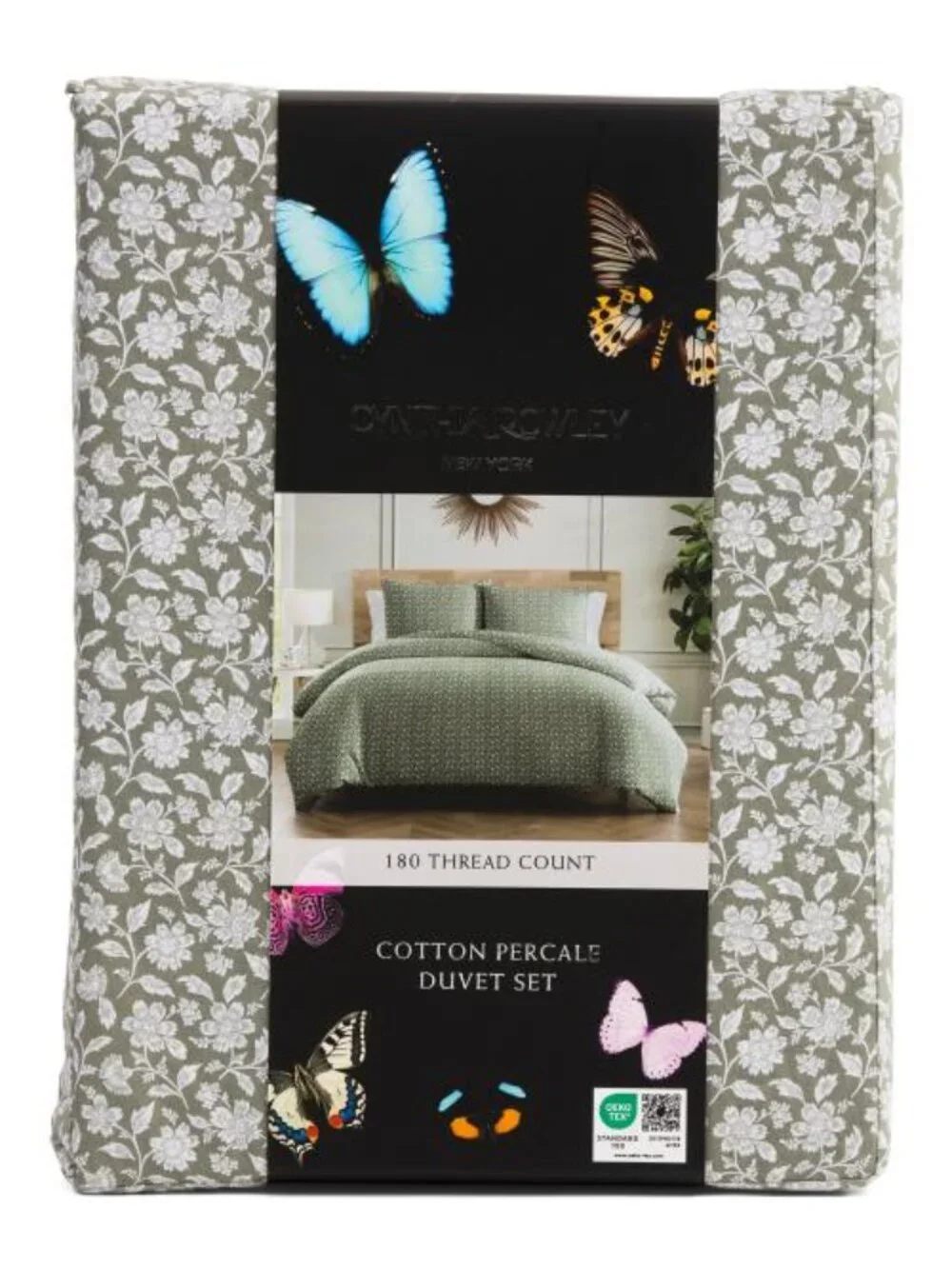 CYNTHIA ROWLEY Floral Duvet Set
